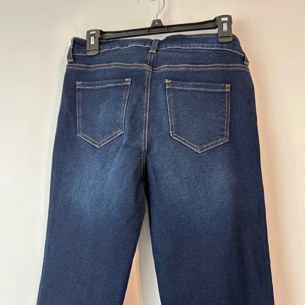 Walmart Maternity Straight Leg Jeans Dark‎ Wash Size Small 4-6